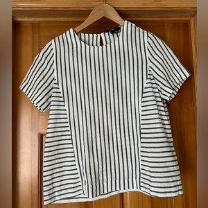 Linen Striped Top